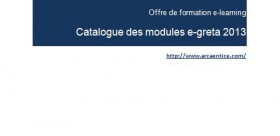 Capture d'image de la première page du catalogue